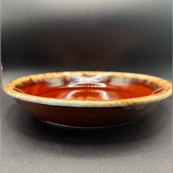 Hull USA Rustic Brown Ceramic Bowl - Picture 3 of 4